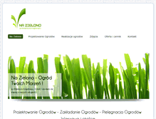 Tablet Screenshot of nazielono.waw.pl